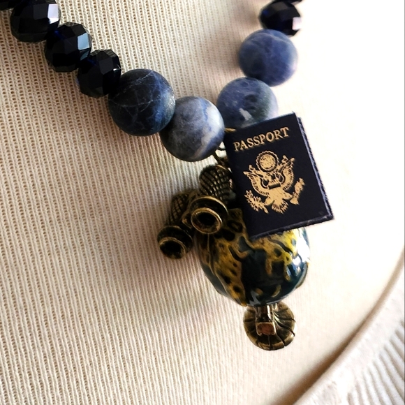 🌏 "See the World" Handcrafted Necklace 🌏 - One of a Kind - Picture 6 of 10